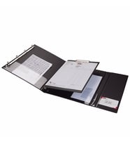 Evrak Sunum Tanıtım Firma Klasörü Sekreterlik A4 4 Halkalı Ring Binder File 250 Yaprak Kapasiteli 27x33 cm (Bordo)
