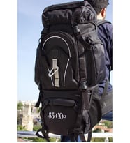 Bagacar 85+10 Litre Haki Profesyonel Dağcı Sırt Çantası (Siyah)