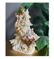 ÇAM AĞACINDA NOEL BABA DEKOR HS661 (Beyaz)