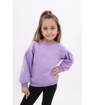 Toontoy Kız Çocuk Sweatshirt (Lila)