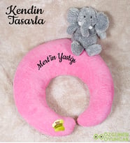 Kendin Tasarla 150 cm Emzirme Destek Minderi (Pembe)