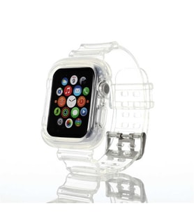Apple Watch 42mm KRD-27 Silikon Kordon (Renksiz)
