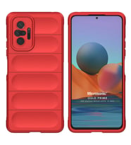 Microsonic Xiaomi Redmi Note 10 Pro Kılıf Oslo Prime Yeşil (Kırmızı)