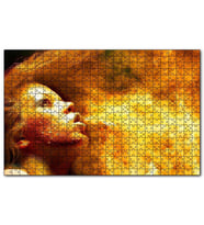 Cakapuzzle Alev Soluyan Alev Saçlı Kadın  Puzzle Yapboz MDF (Ahşap) (255 Parça)