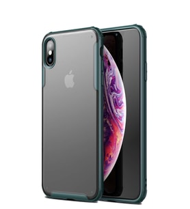 Microsonic Apple iPhone XS Max Kılıf Frosted Frame (Yeşil)