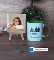 Jeofizik Mühendisi Fotoğraflı Dekoratif Taş, Kupa Bardak Beyaz Hediye (Model 14)