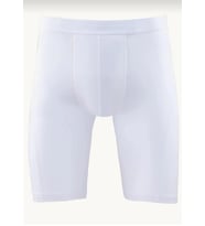 TUTKU ELİT 1253 ERKEK ELASTAN LİKRALI UZUN BOXER TEKLİ (Beyaz)