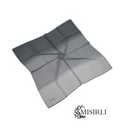 Mısırlı Degrade Şifon Eşarp (Açık Gri)