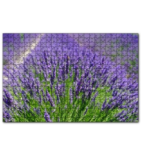 Cakapuzzle Lavanta Tarlasında Lavantalar  Puzzle Yapboz MDF (Ahşap) (500 Parça)