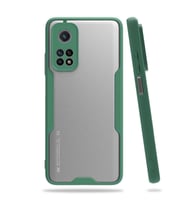 Xiaomi Mi 10T Pro 5G Kılıf Parfe Kenarları Pastel Renk Silikon (Yeşil)