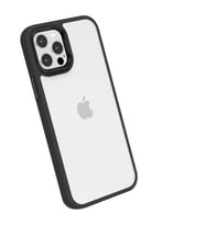 Uyumlu Model Apple iPhone 13 Pro Kılıf Şeffaf Renkli Can Kapak (Siyah)