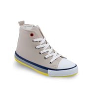 Khayt Conves Jeans Kids Unisex Hafif Çocuk Spor Ayakkabı (Gri)
