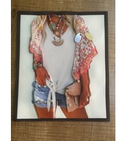 24X20 CM KABARTMA PAYETLİ BONCUK İŞLEME CAM TAŞ İŞLEME ARMA DİKİŞ AKSESUARI (Yavruağzı)