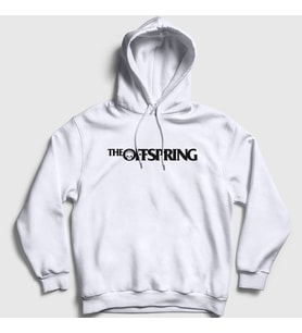 Presmono Unisex Beyaz Logo V2 The Offspring Kapüşonlu Sweatshirt 177630tt (Beyaz)
