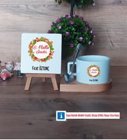 Yılbaşı Hediyesi Dekoratif Taş, Kupa Bardak Kırmızı Hediye (Model 7)