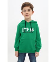 Toontoy Erkek Çocuk Baskılı Sweatshirt (Çimen Yeşili)