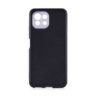 Xiaomi Mi 11 Lite Kılıf Simli Parlak Shining Kapak (Siyah)