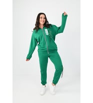 Kadın Büyük Beden Harmony Baskı Detaylı Eşofman Takımı 8079-24 (Benetton)