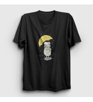 Presmono Unisex Beyaz Sheep And Rain Kuzu T-Shirt 288881tt (Siyah)