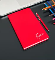 Kişiye Özel Defter Kalem (Kırmızı)