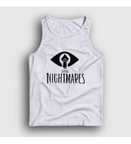 Presmono Unisex Sarı Logo Little Nightmares Atlet 159930tt (Beyaz)