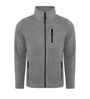 Genius Store Erkek Polar Fermuarlı 3 Cepli Tactical Fleece  (11 Renk) (Gri)