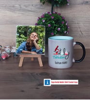 Patoloji Teknikeri Fotoğraflı Dekoratif Taş, Kupa Bardak Beyaz Hediye Tıp Bayramı Hediyesi (Model 9)