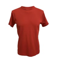 Jojoboy Polo Erkek Ribana Yuvarlak Yaka Tshirt (Kırmızı)