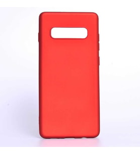 Samsung Galaxy S10 Plus Kılıf Soft Mat Premier Case (Kırmızı)