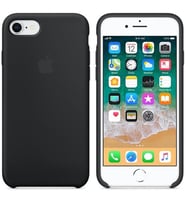 iphone 7/8 logolu lansman kılıf (Siyah)