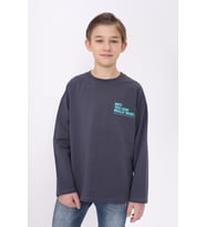 Toontoy Erkek Çocuk Baskılı Sweatshirt (Füme)