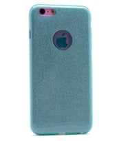 Uyumlu Model Apple iPhone 7 Plus Kılıf Simli Parlak Shining Kapak (Gümüş)