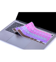 Laptop MacBook Air 13inc Klavye Koruyucu A2179 A2337 için Türkçe Baskı Ombre (Pembe-Mavi)