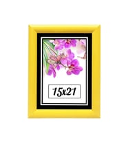 15X21 CM Fotoğraf Çerçevesi Altın Modern Ofis Sanat Ev Home Ofis Dekoratif Çerçeveler Ev Oturma Odası Salon Dekorasyon Resim Çerçeveleri Diploma Belge Sertifika Çerçeveleri (Sarı)
