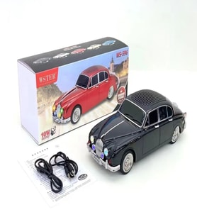 Jaguar Sevenlere Özel Klasik Araba Jaguar Mark II 1967 Model 10W Bluetooth Hoparlör (Siyah)