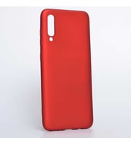 Samsung Galaxy A70 Kılıf Soft Mat Premier Case (Kırmızı)