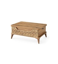SEFA HOME 2 ÇEKMECELİ SİHİRLİ SEHPA 1299R (Taba)