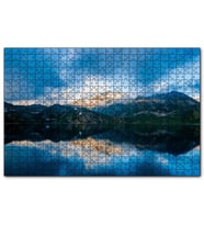 Cakapuzzle Karlı Dağlar ve Berrak Göl  Puzzle Yapboz MDF (Ahşap) (1000 Parça)