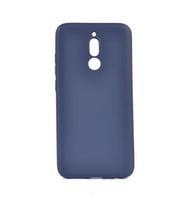 Xiaomi Redmi 8 Kamera Korumalı Mat Soft Silikon Kılıf (Lacivert)
