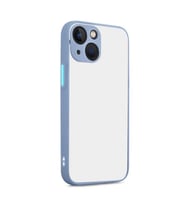 Uyumlu Model Apple iPhone 13 Kılıf Kamera Korumalı Mat Kapak (Mor)