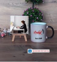 Avukat Fotoğraflı Dekoratif Taş, Kupa Bardak Beyaz Hediye (Model 9)