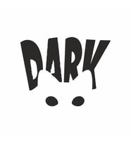 Dark Kedi Sticker Siyah 16x15 CM (Siyah-Siyah)
