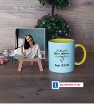 Yılbaşı Hediyesi Fotoğraflı Dekoratif Taş, Kupa Bardak Beyaz Hediye (Model 7)