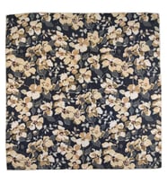 Mim Eşarp - Emproyal Proline Eşarp 90x90 cm (Siyah-Ekru)