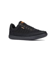Günlük Erkek Sneaker Bağcıklı Fileli Hava Alabilen Yürüyüş Spor Ayakkabısı 013 (Siyah-Siyah)