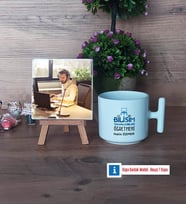 Bilişim Teknolojileri Öğretmeni Fotoğraflı Dekoratif Taş, Kupa Bardak Beyaz Hediye Öğretmenler Günü Hediyesi (Model 12)