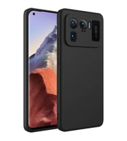 Xiaomi Mi 11 Ultra Kılıf Zore Mara Lansman İç Yüzeyi Kadife Kılıf (Siyah)