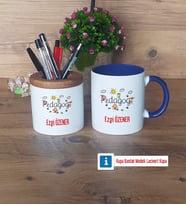 Pedagog Kalemlik, Kupa Bardak T Kişiye Özel Hediye (Model 6)