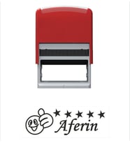 Yıldızlı Aferin Öğretmen Kaşesi (Siyah)