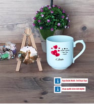 Sevgililer Günü Hediyesi Kupa Bardak Beyaz ve Fotoğraflı Ahşap Anahtarlık Hediye (Model 5)